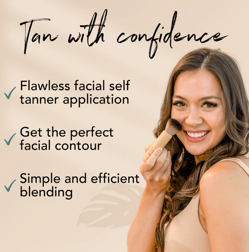 Self Tanner Kabuki Facial Brush