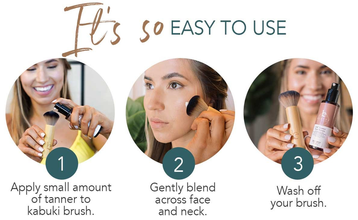 Self Tanner Kabuki Facial Brush