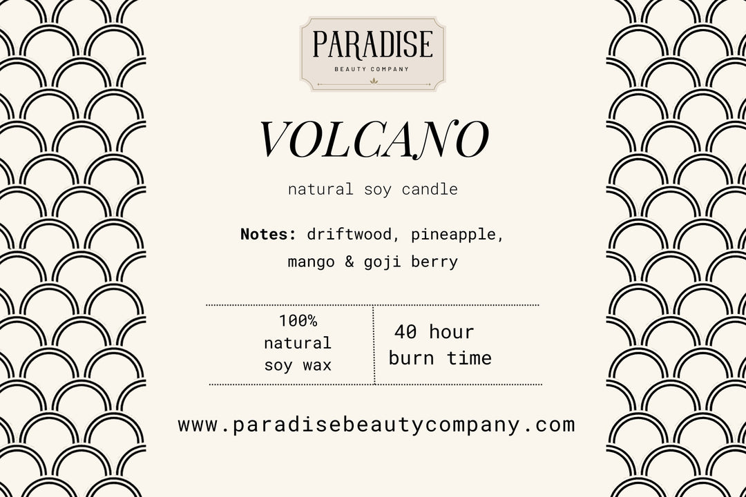 Volcano Natural Soy Wax Candle