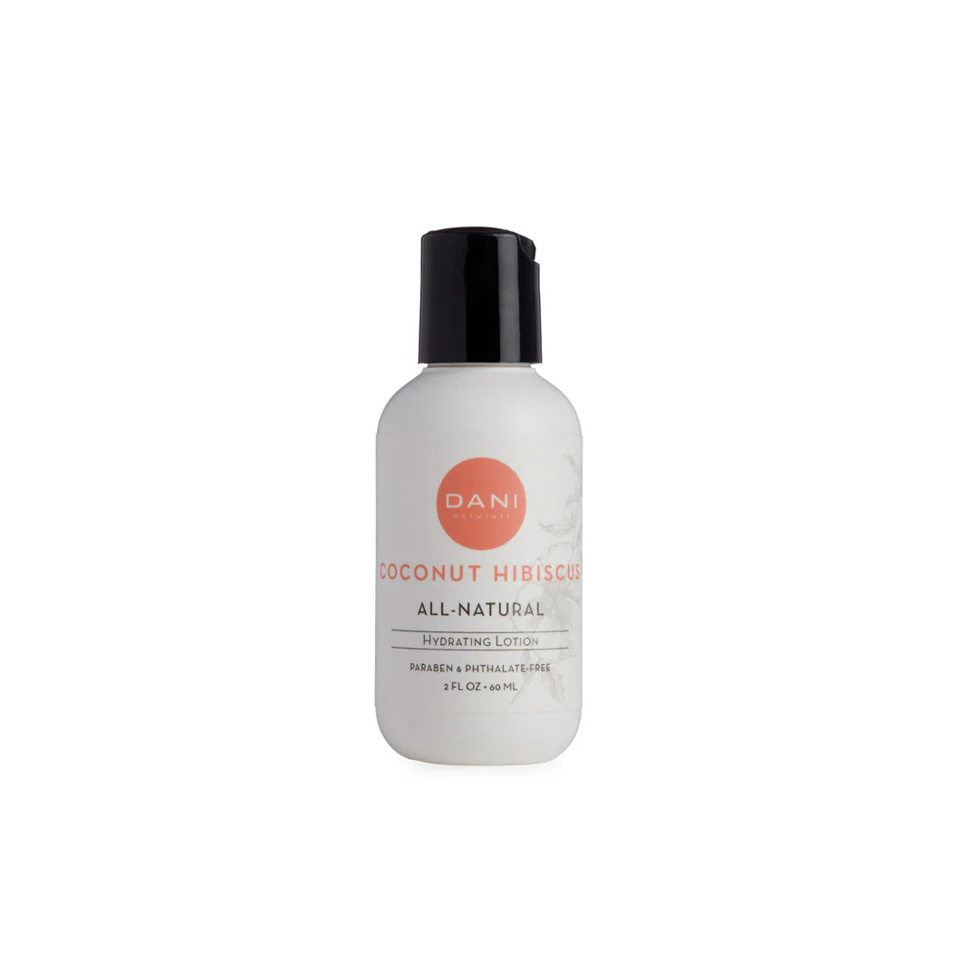 a bottle of coconut hibiscus lotion