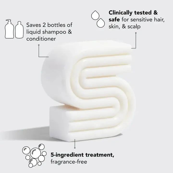 Ultra Sensitive Shampoo & Conditioner Bars For Hair, Scalp & Skin